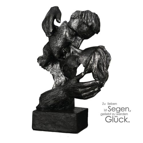 Skulptur"Addiction"antik-silberf. 4691