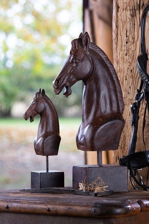 Skulptur"Horse"dk.braun,Poly 4701