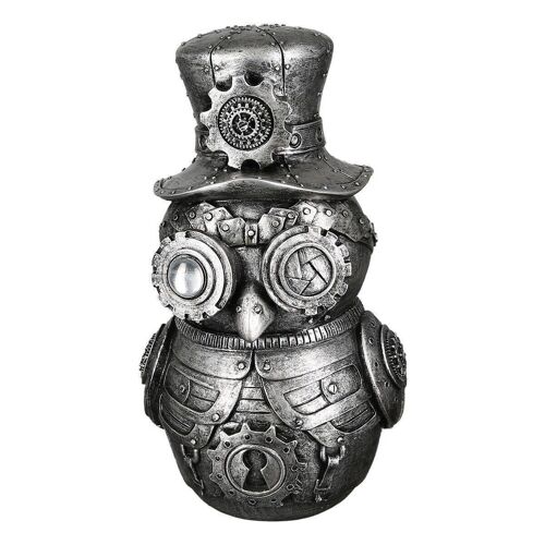 Skulptur"Steampunk Owl"Poly VE 24714
