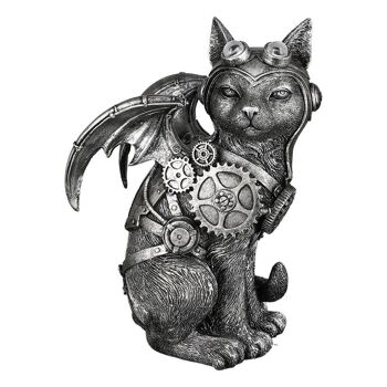 Sculpture "Chat Steampunk" Poly VE 24715 1