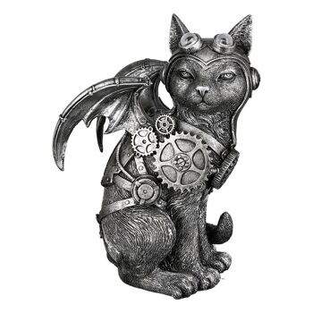 Sculpture "Chat Steampunk" Poly VE 24715 2