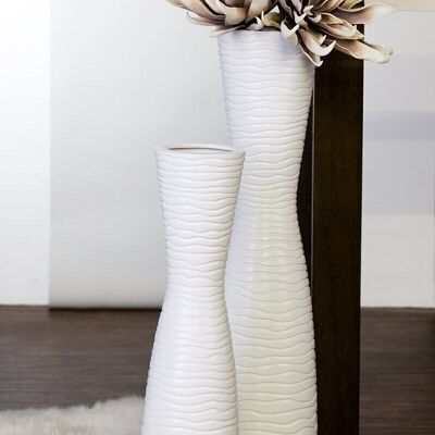 "Tamera" vase, ceramic, white, H.77/D.164746
