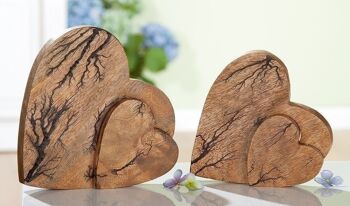 Coeur en bois "Rustique" VE 44749 3