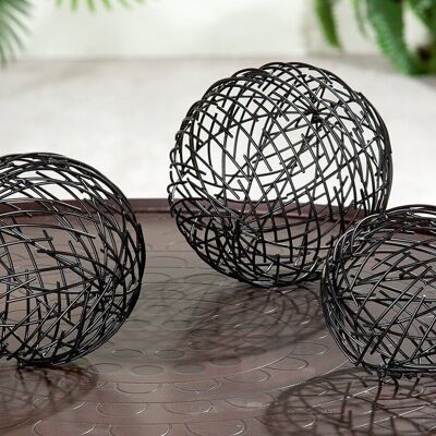 Bola decorativa de hierro "Wires" VE 64997