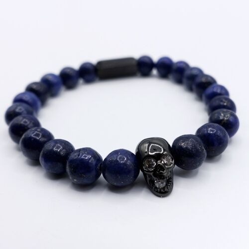 Bracelet bleu en Lapis Lazuli