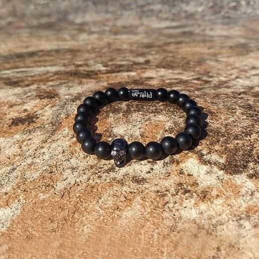 Bracciale in onice nero