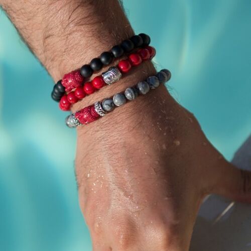 Bracelet Homme en pierre et Buddha Coloris 01