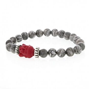 Bracelet Homme en pierre et Buddha Coloris 03 2