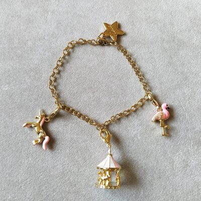 Women's bracelet for gold charms