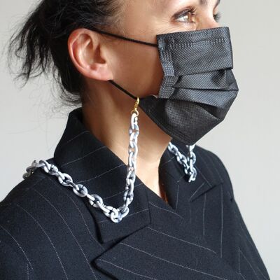 Vanessa Marble Mask/Glasses Chain