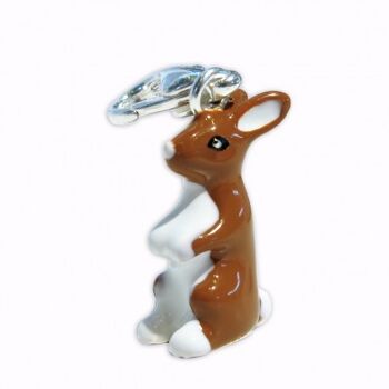 Charm Lapin marron 2