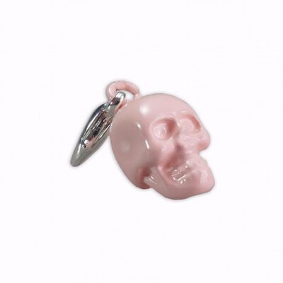 Charm calavera rosa