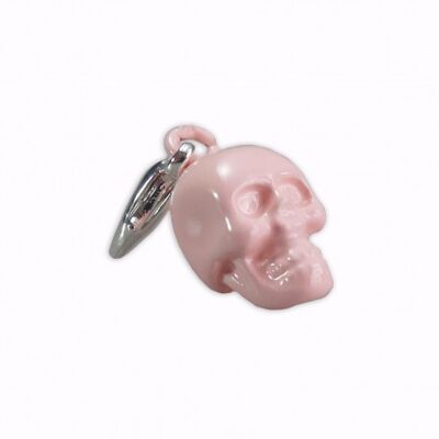 Pink skull charm