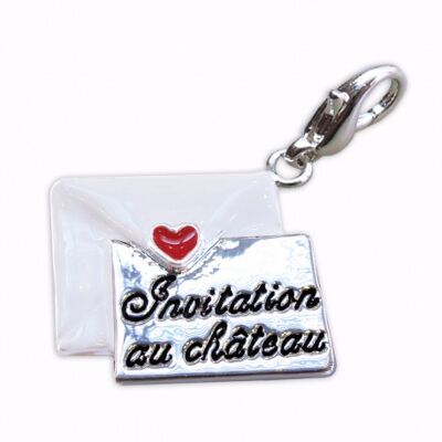 Castle Invitation Card Charm