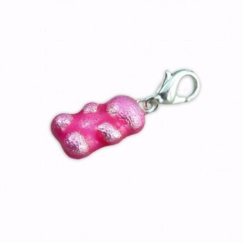 Charm Bonbon nounours rose 1