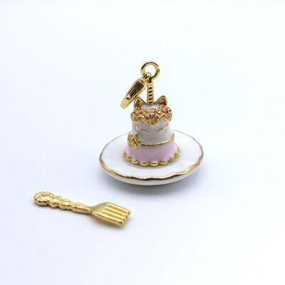 Unicorn cake charm