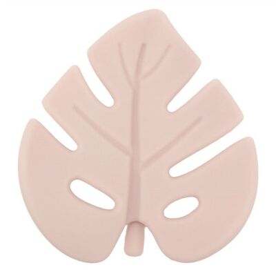 Leaf silicon Teether | Rose
