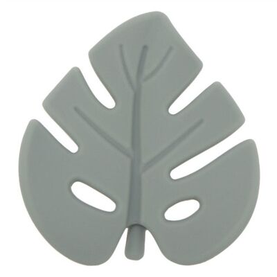 Leaf silicon Teether | Pistachio