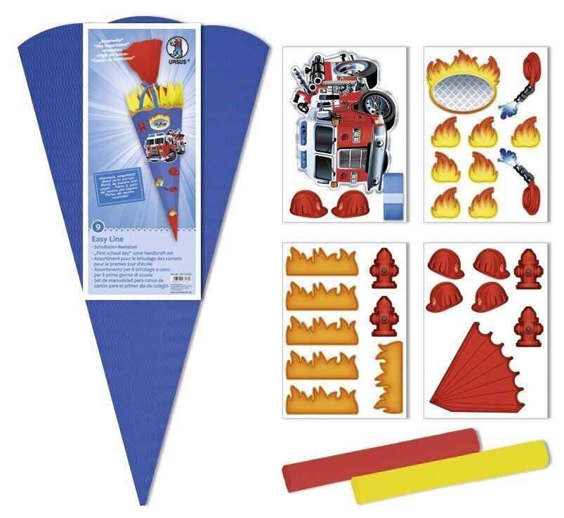 Scuola Cono Craft Set Easy Line "Vigili del fuoco"