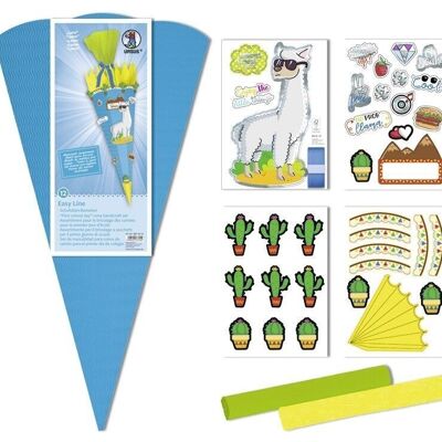 Set de bricolage cône scolaire Easy Line "Lama"