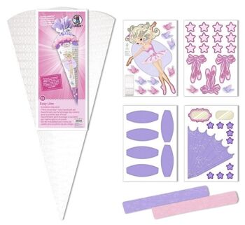 Set de bricolage cône scolaire Easy Line "Fantasy Ballerina" 6