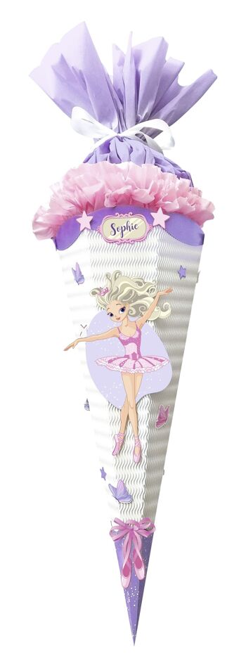 Set de bricolage cône scolaire Easy Line "Fantasy Ballerina" 7