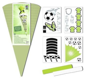 Set d'artisanat de cône scolaire Easy Line "Football" 6