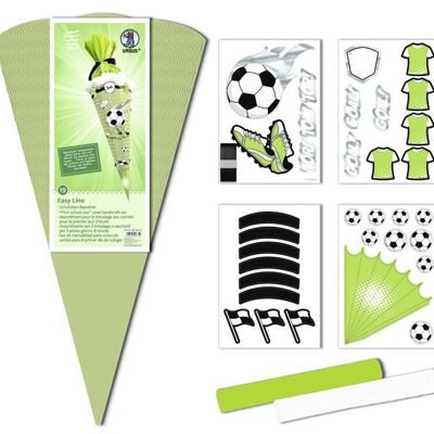 School Cone Craft Set Easy Line "Football"