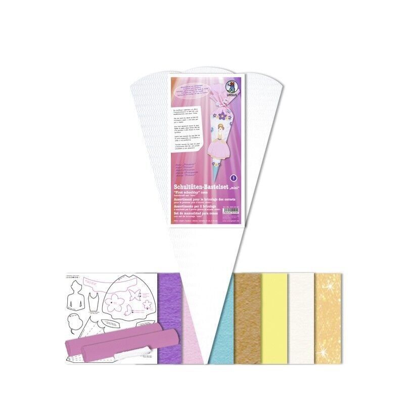 Set artigianale cono scuola mini "Principessa"
