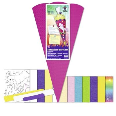 School cone craft kit "Unicorn"