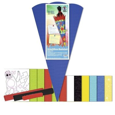 School cone craft set "Monster"