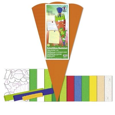 School cone craft set "Dino"