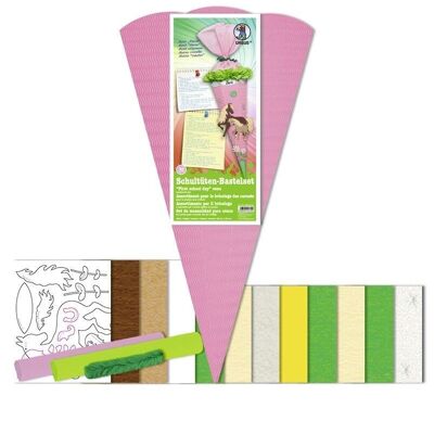 School Cone Craft Kit "Horses"