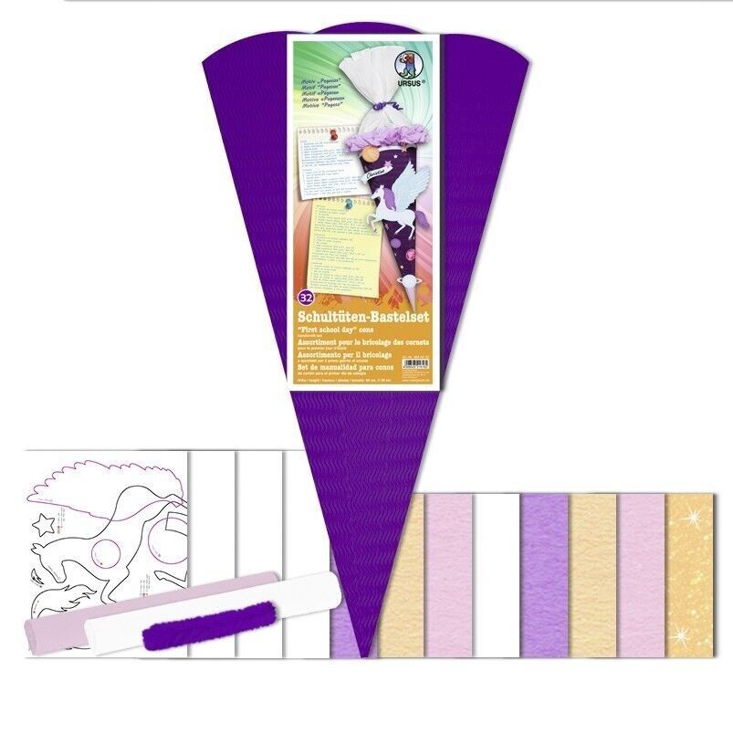 Set artigianale cono scolastico "Pegasus"