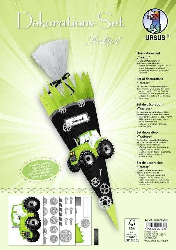 Set decorativo "Trattore"