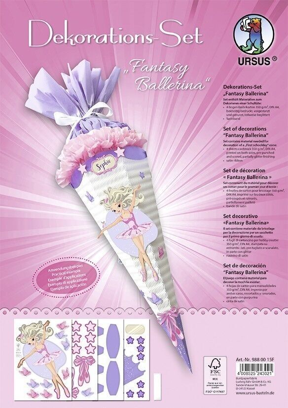Set di decorazioni "Fantasy Ballerina"