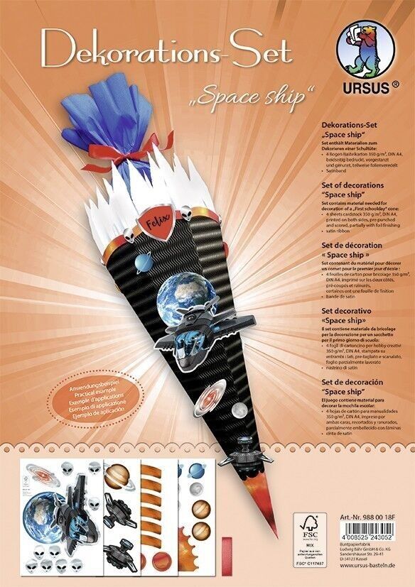 Set decorativo "Astronave"