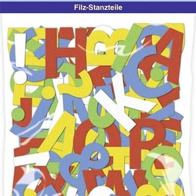 Filz-Stanzteile "Buchstaben"