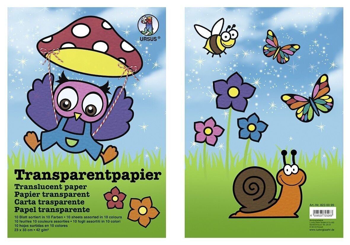 Cartella artigianale in carta da lucido