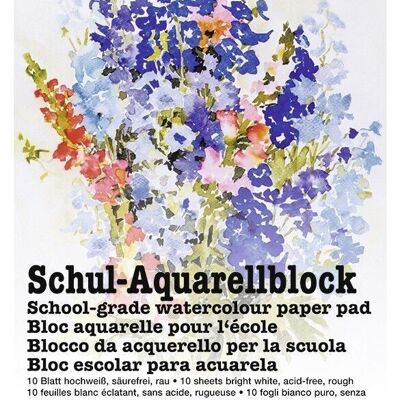 Schul-Aquarellblock, DIN A3