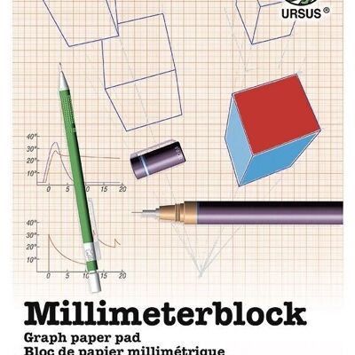 Millimeter block, DIN A3