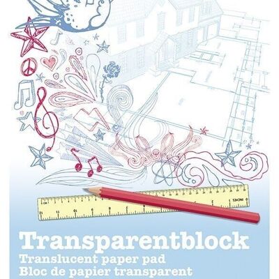 Transparentblock (65 g/m²), DIN A3