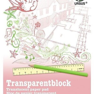 Transparent block (85 g/m²), DIN A4