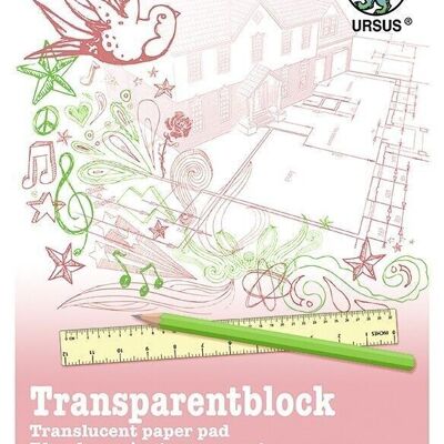 Transparentblock (85 g/m²), DIN A4