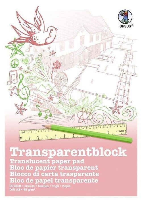 Transparentblock (85 g/m²), DIN A3