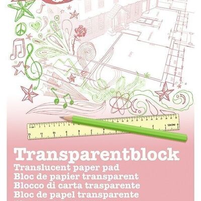 Transparentblock (85 g/m²), DIN A3