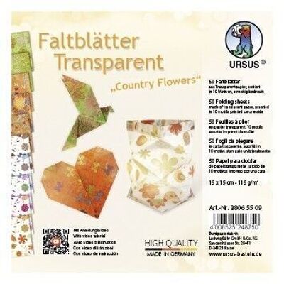 Leaflets Transparent "Country Flowers"