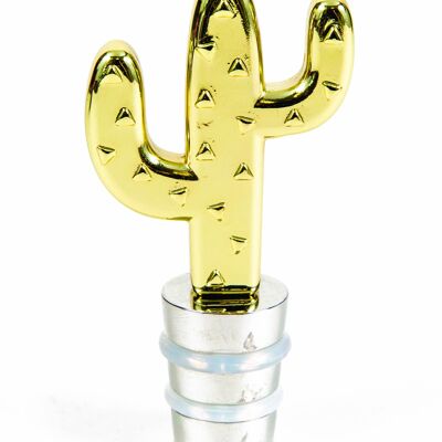 Ludi-Vin Gold Cactus Stopper