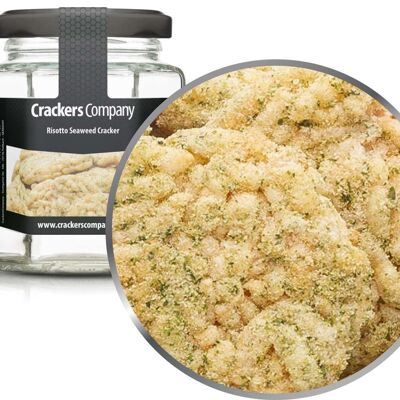 Risotto Seaweed Crackers. PU with 25 pieces and 25g content per piece