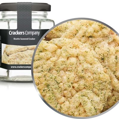 Risotto Seaweed Crackers. PU with 25 pieces and 25g content per piece